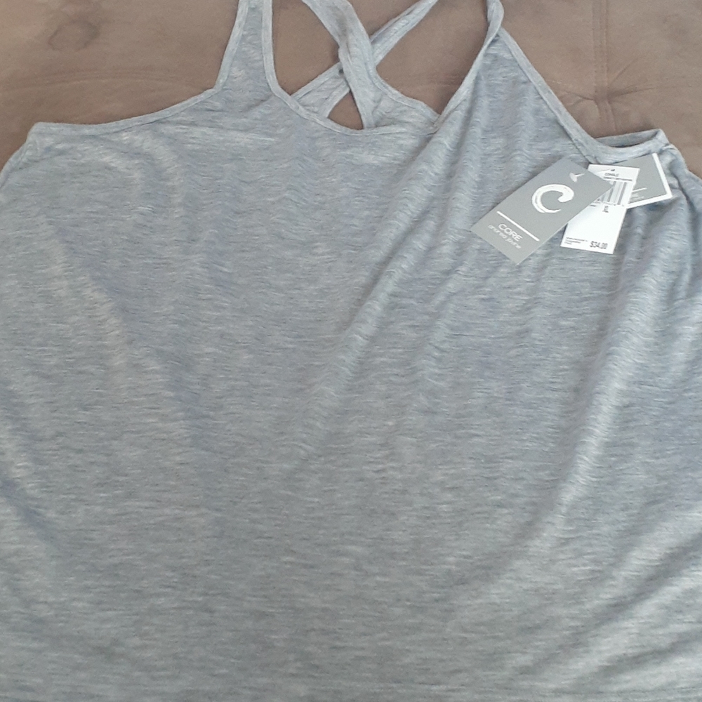 Core workout tank.